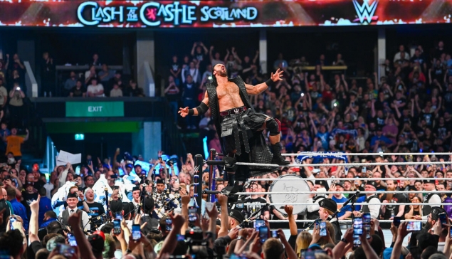 Drew McIntyre félicité par la WWE pour son professionnalisme à Clash at the Castle